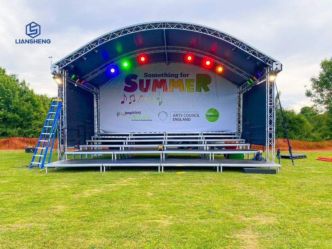 Aluminum Spigot Truss Stage Lighting Live Show Stage Truss Display para sa Benta