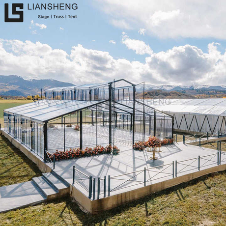 Elegant na ApexView Transparent PVC Marquee