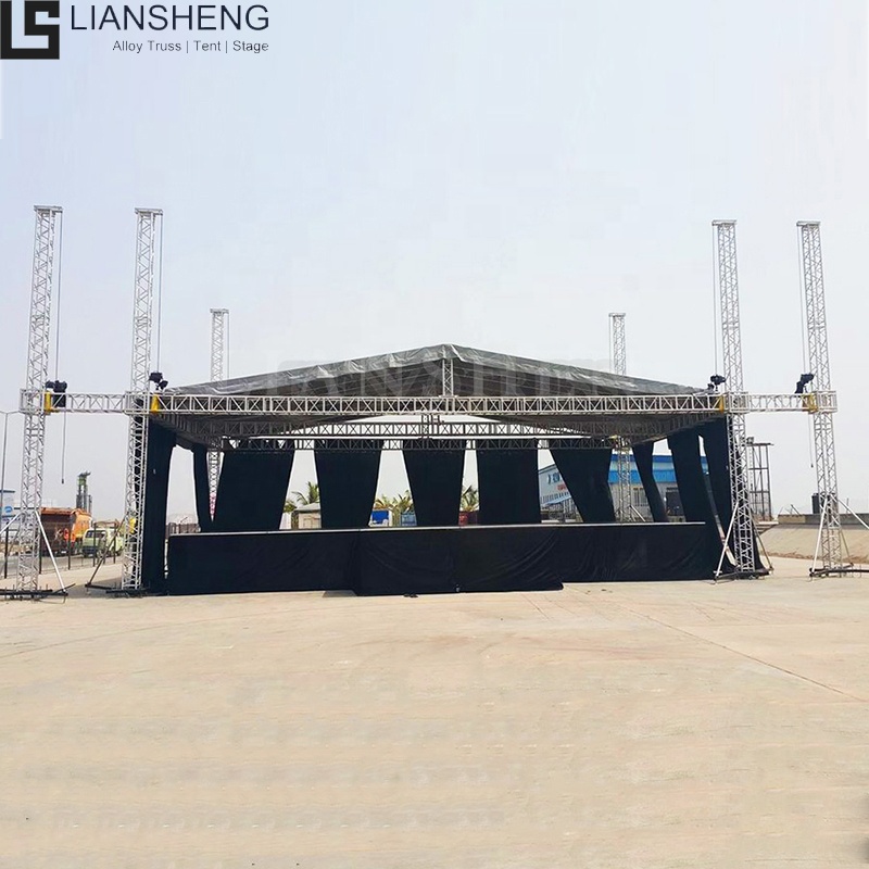 De-kalidad na Outdoor Aluminum Stage Truss System para sa Speaker Display