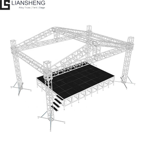 300 * 300mm Aluminum Truss Assembly Stage Truss Roof na May Podium Stage