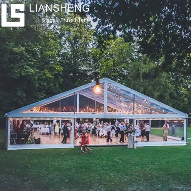 Aluminum Alloy Clear Cover Wedding Event Party Tent para sa 100 300 500 Tao