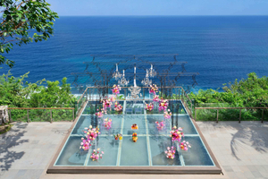 Yugto ng Kasal na Natitiklop na Portable Glass Aluminum