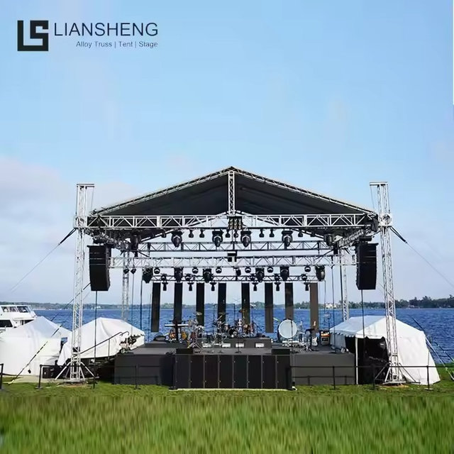 Size Support Customization High Load-Bearing Aluminum Alloy Spigot Truss SystemPara sa Music Concert