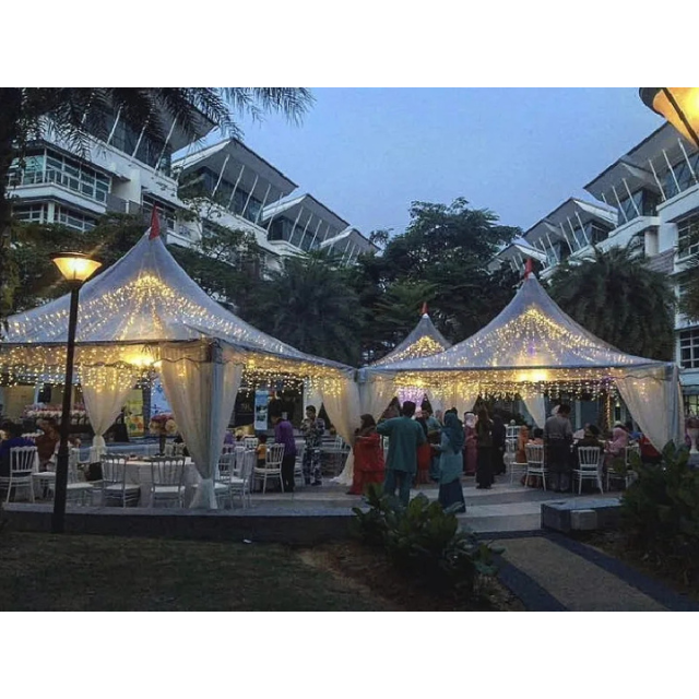 Mamahaling Wedding Pagoda Tent Manufacturer Aluminum Alloy Tent for Sale Supplier ng Event Party Tent