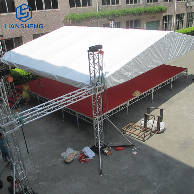 Aluminum Hanging System Truss Lifting Tower System Stage ng Event Stage ng Aluminum Alloy Lighting Sounder Speaker Truss