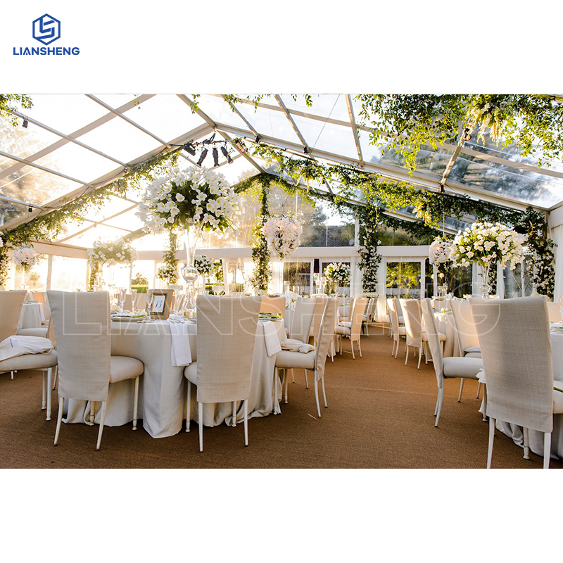 Liansheng · Sky Pavilion | 20m x 30m panoramic transparent PVC wedding tent (custom na modelo)