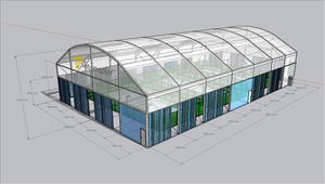  Malaking Sukat Top Quality Out Door Tennis Tent Basket Ball Tent Padel Tent Football Tent para sa kompetisyon