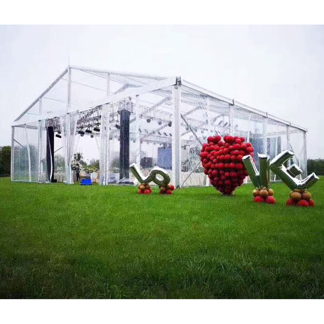 Outdoor Aluminum Wedding Tent na may Bintana para sa 300 Tao High Class para sa Event Party Tent Marquee