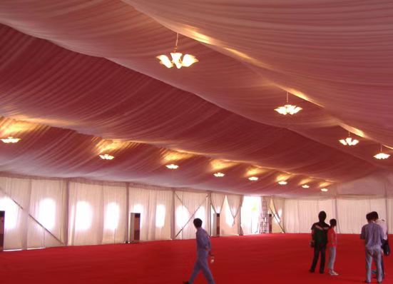  Outdoor Luxury Party Wedding Tent,Transparent Trade Show Warehouse Pagoda For Sale Span 20X30M Para sa Event