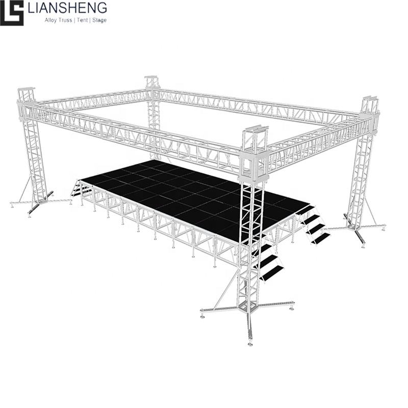 Pinakamahusay na Aluminum Truss With Speaker System Outdoor Event Concert for Sale