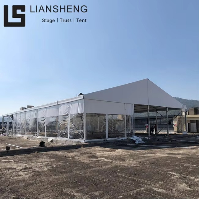 Luxury Windproof Tent Waterproof PVC Canopy Basketball Court Tent Aluminum Frame Permanenteng Istraktura Sports Tent