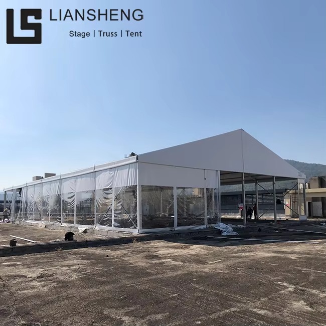 Luxury Windproof Tent Waterproof PVC Canopy Basketball Court Tent Aluminum Frame Permanenteng Istraktura Sports Tent
