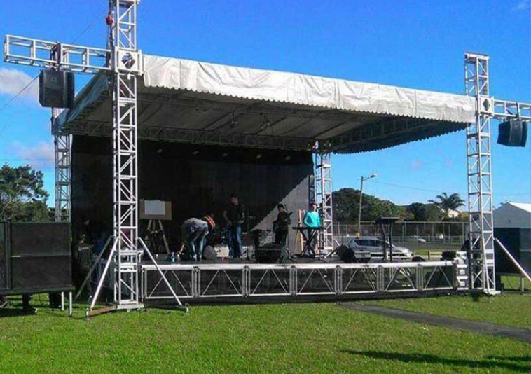 Aluminum Truss Display System Custom DJ Lights Spigot Truss OEM