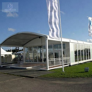 Presyo ng Pakyawan ng Pabrika Panlabas na Exhibition Tent Aluminum Alloy Structure Custom Tent Glass Wall Marquee Tent