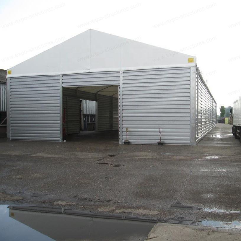Malaking Industrial Warehouse Storage Tent UV-Proof PVC Waterproof Fireproof Sandwich Durable Steel Sheet Tela na Panlabas na Paggamit Logo