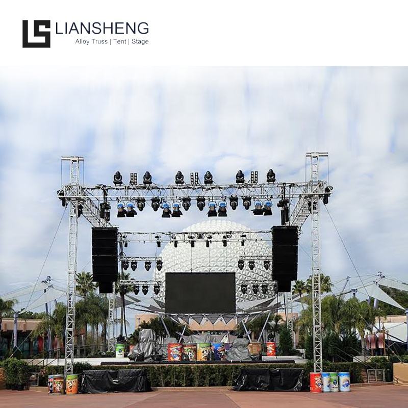 Outdoor Stage Truss System Heavy-Duty Aluminum Stage Frame para sa Mga Event