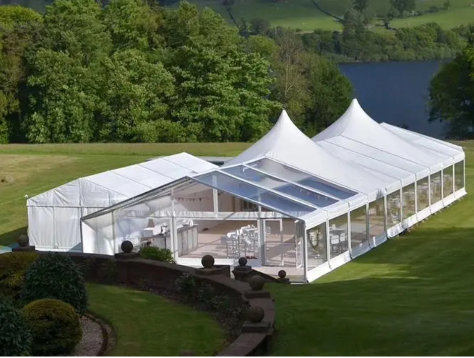 Luxury Transparent Outdoor Wedding Tent Mataas na Kalidad Custom Party Tent PVC ABS Glass Frame Tent