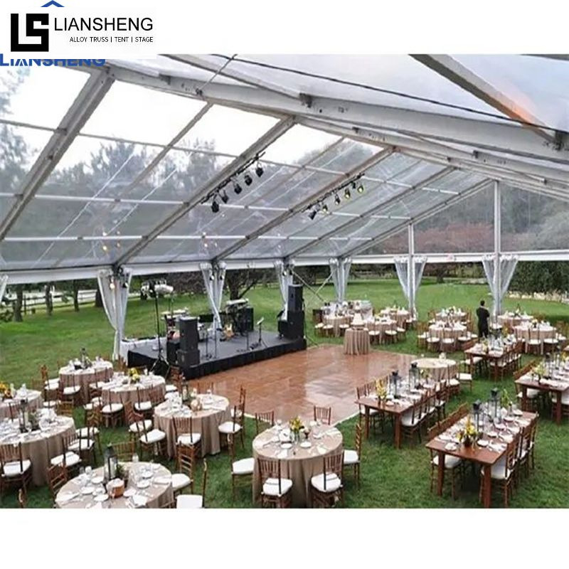 Malaking Transparent na Aluminum Frame Wedding Tent Manufacturer Marangyang Party Event Tent Supplier