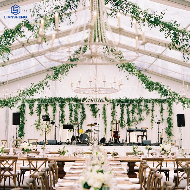 Top Quality Aluminum Frame 300-500 na upuan Malaking Tent Transparent Wedding Party Event Tent for Sale 