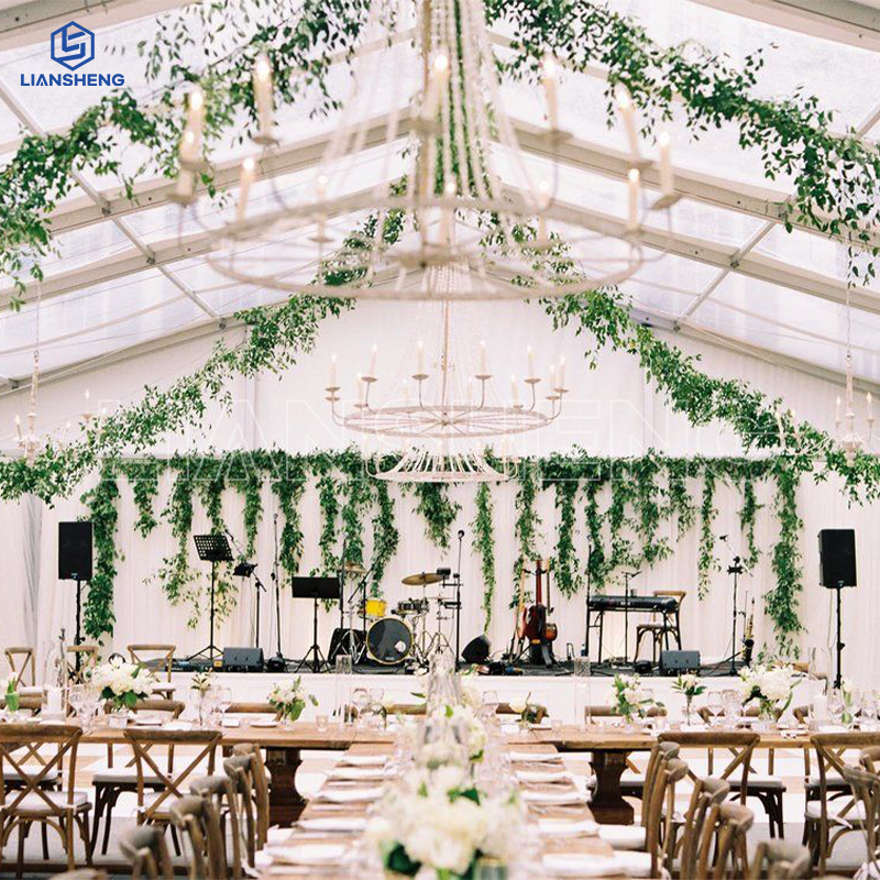 20m × 50m Transparent PVC Wedding Tent