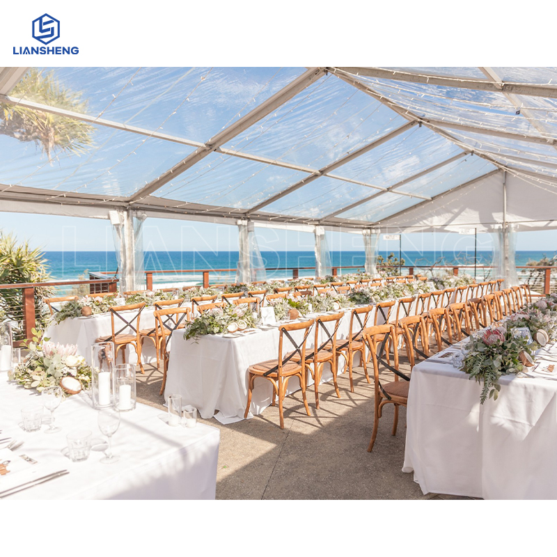 Liansheng · Sky Pavilion | 20m x 30m panoramic transparent PVC wedding tent (custom na modelo)