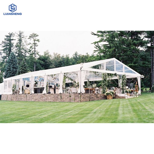 Top Quality Aluminum Frame 300 upuan Transparent Wedding Party Event Tent 