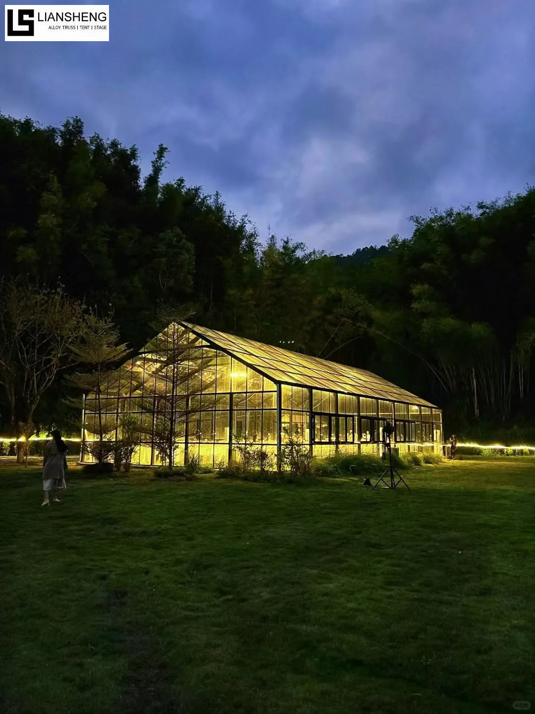 Transparent na Roof at Glass Wall Tent – ​​Luxury Clear Event Structure