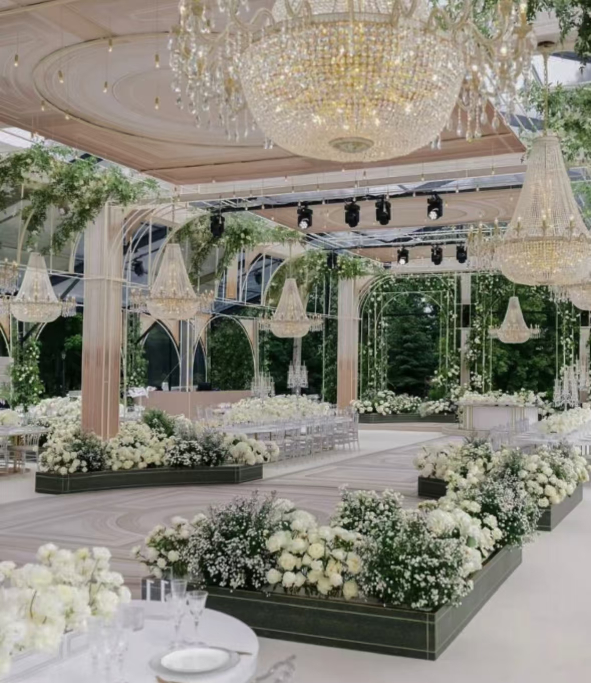 Transparent PVC Wedding Marquee Tent Para sa Outdoor Party Event