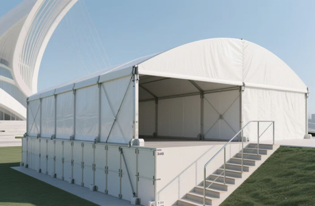 Aluminum Curved Marquee Tent Para sa Outdoor Event At Wedding Party