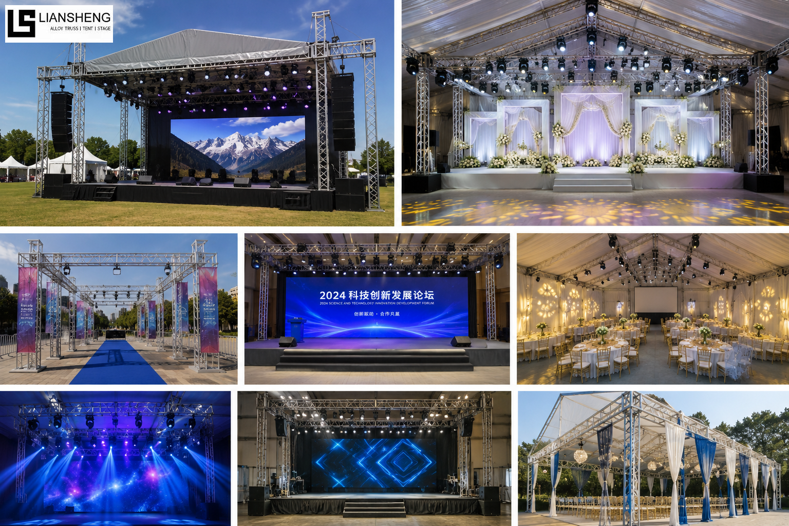 Maliit na Aluminum Truss – Light‑Weight Portable Truss Para sa Event Lighting at Stage Build‑Up