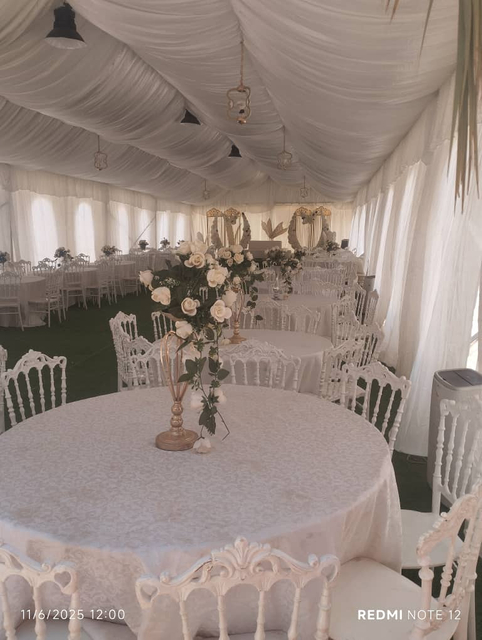 Transparent PVC Wedding Marquee Tent Para sa Outdoor Party Event
