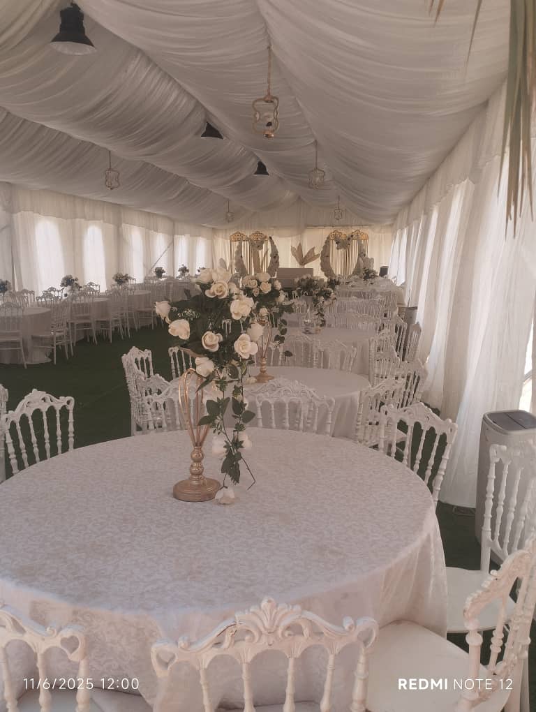 Transparent PVC Wedding Marquee Tent Para sa Outdoor Party Event